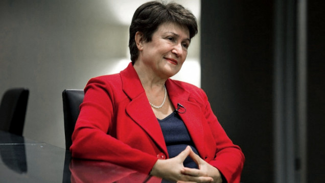 imagen Georgieva felicitó a Massa por su nombramiento y ratificó el apoyo del FMI al país