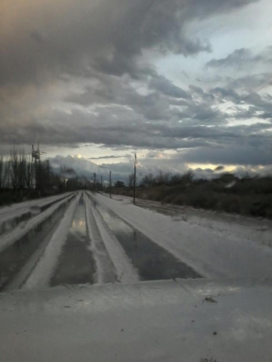 imagen Lo que dejó la tormenta de granizo