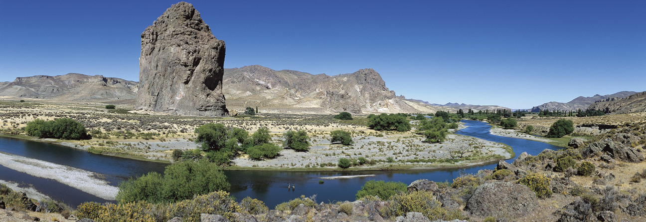 imagen Cómo es el río Chubut donde encontraron el cuerpo