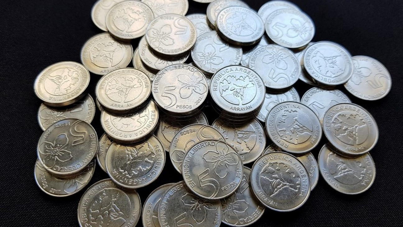 imagen Cómo serán las nuevas monedas de 1 y 5 pesos