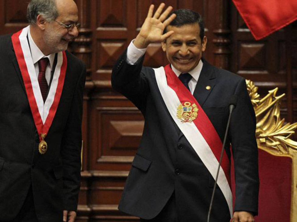imagen Ollanta Humala juró como presidente de Perú