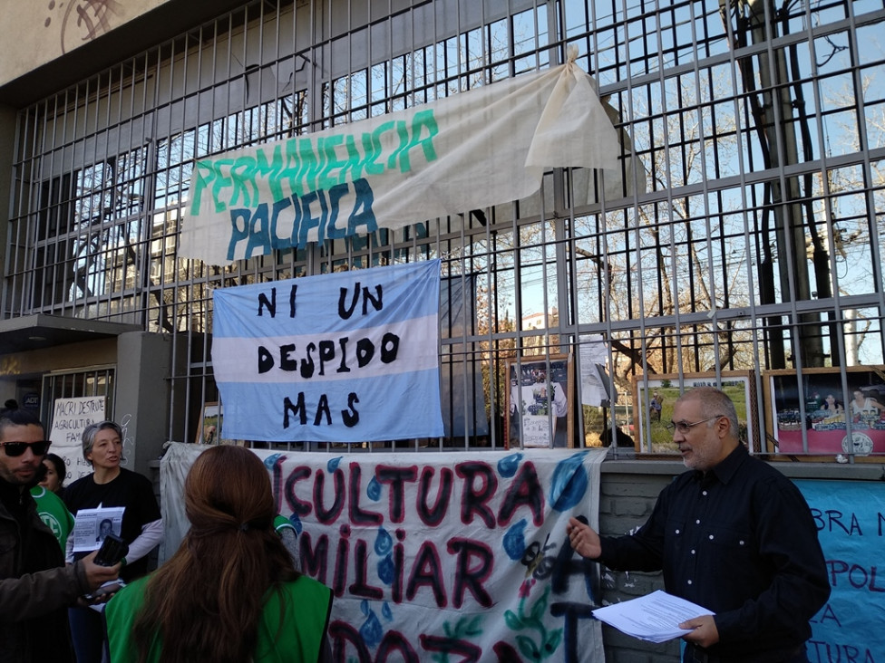 imagen Plan de lucha de trabajadores de Agricultura Familiar por los despidos