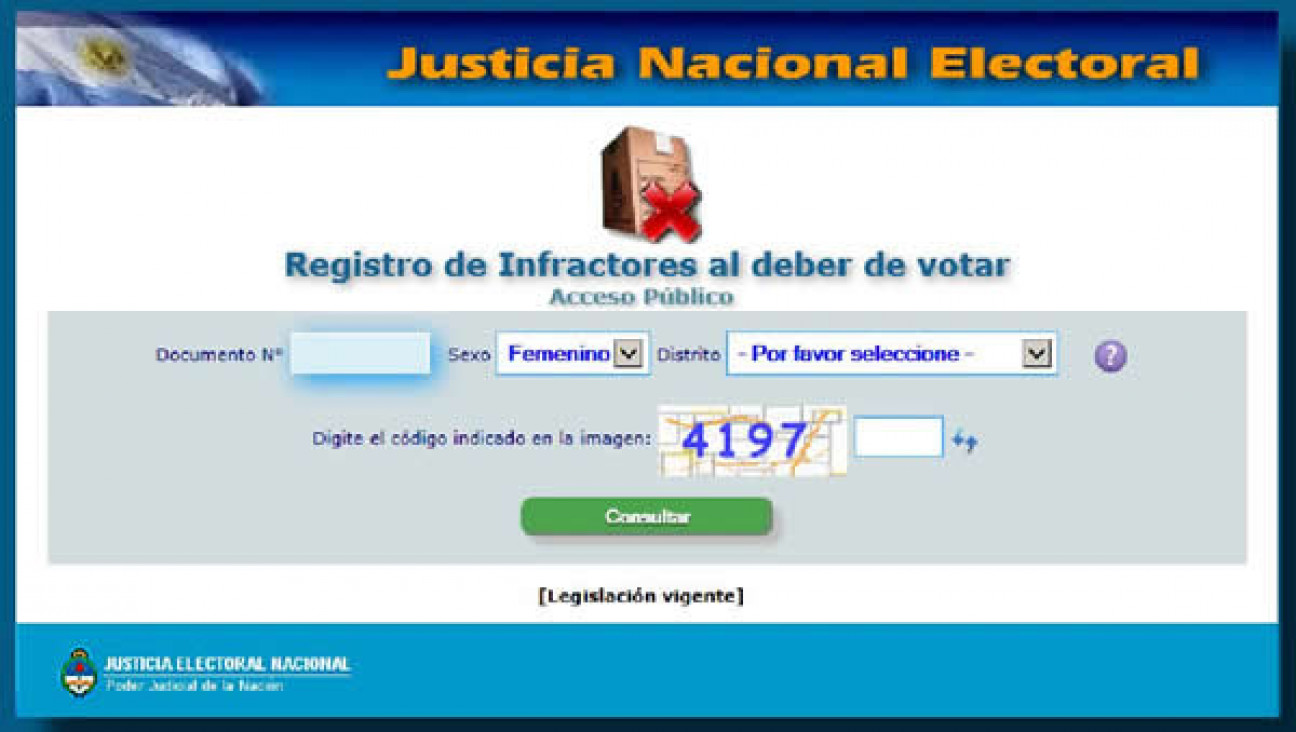 imagen Hasta el 24 se puede justificar no haber votado en las elecciones