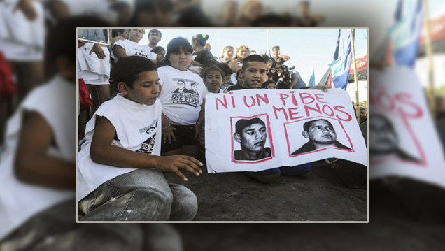 imagen "Ni un pibe menos", la proclama contra el gatillo fácil
