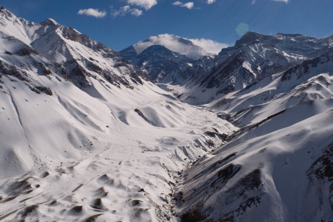 imagen Sólo nevó el 30 % del promedio anual en Mendoza