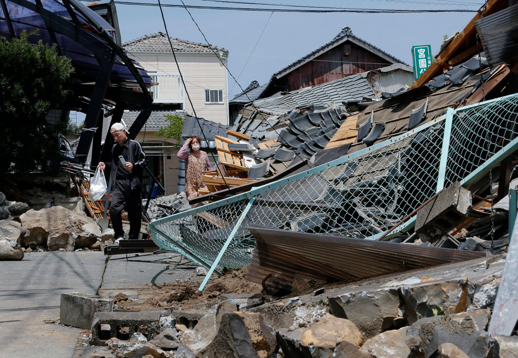 imagen Un fuerte terremoto sacudió Japón