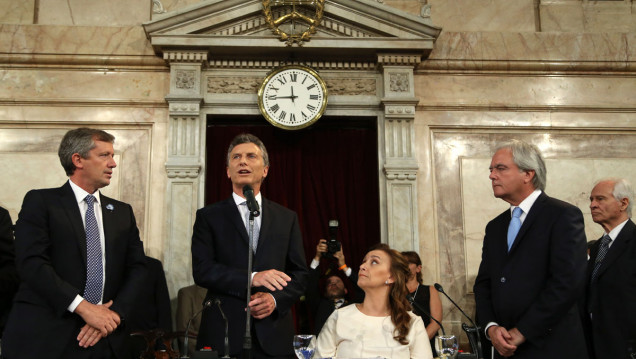 imagen La primera cadena nacional de Macri