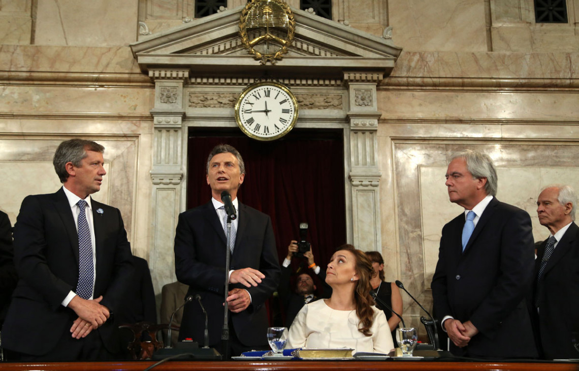imagen La primera cadena nacional de Macri