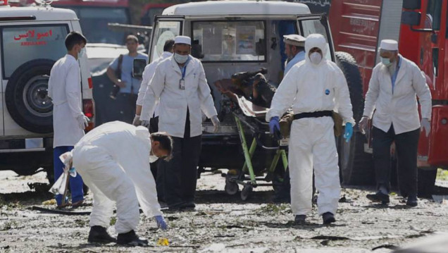 imagen Un atentado suicida en Kabul dejó 24 muertos y 42 heridos