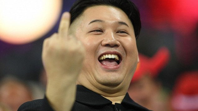 imagen De Kim para Donald: "Domesticaré con fuego al viejo trastornado"