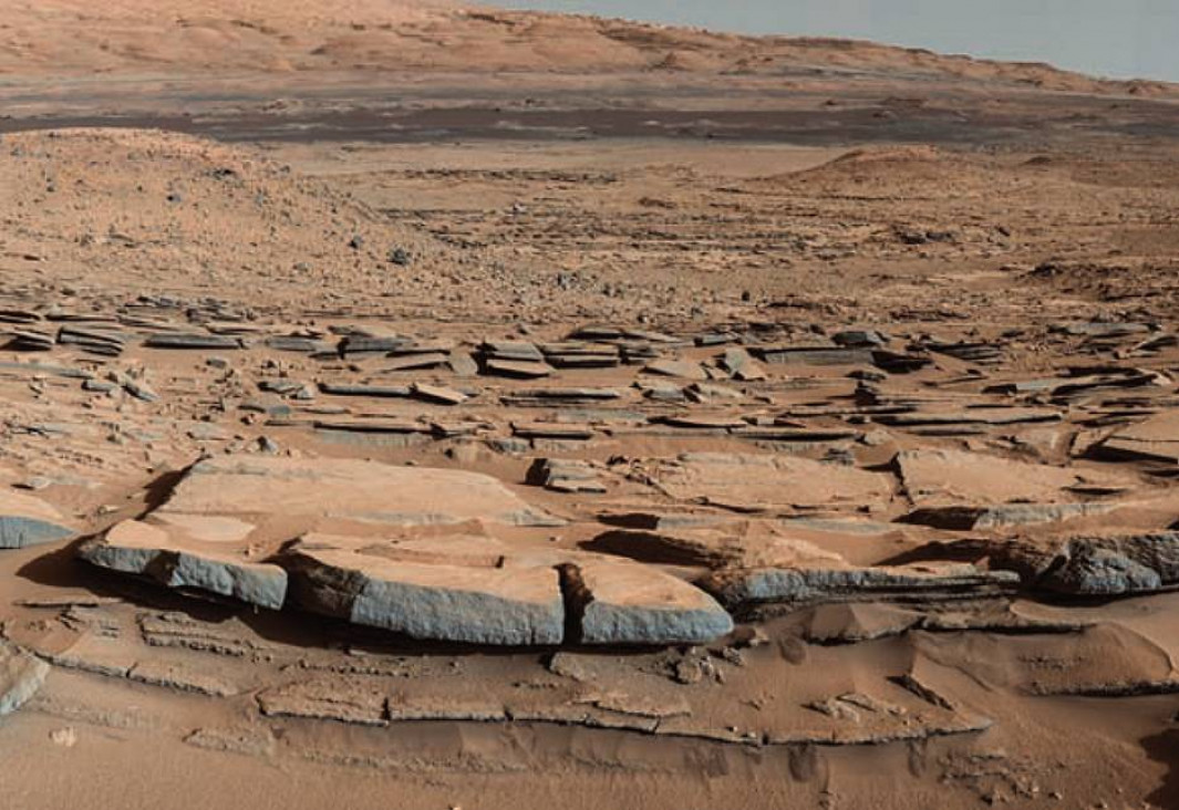 imagen La NASA halló evidencia de un antiguo lago en Marte