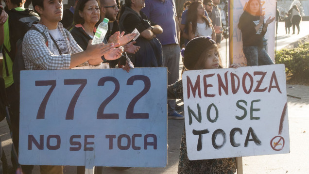 imagen Piden que los mendocinos defiendan la ley 7722