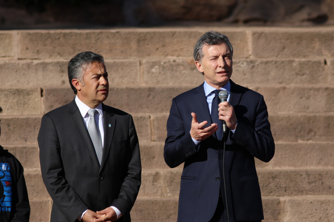 imagen Macri en El Plumerillo