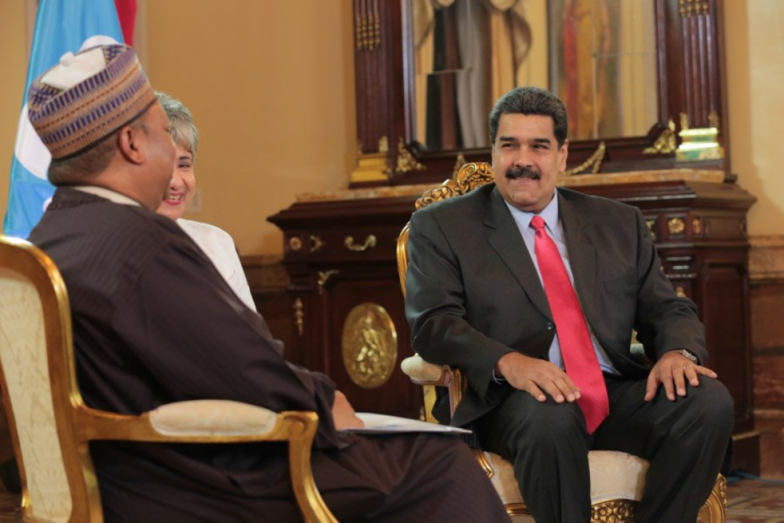 imagen Maduro minimizó el impacto de las sanciones petroleras de Estados Unidos