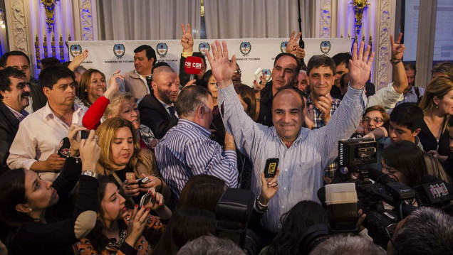 imagen Con más del 70 % de las mesas escrutadas, se impone Manzur