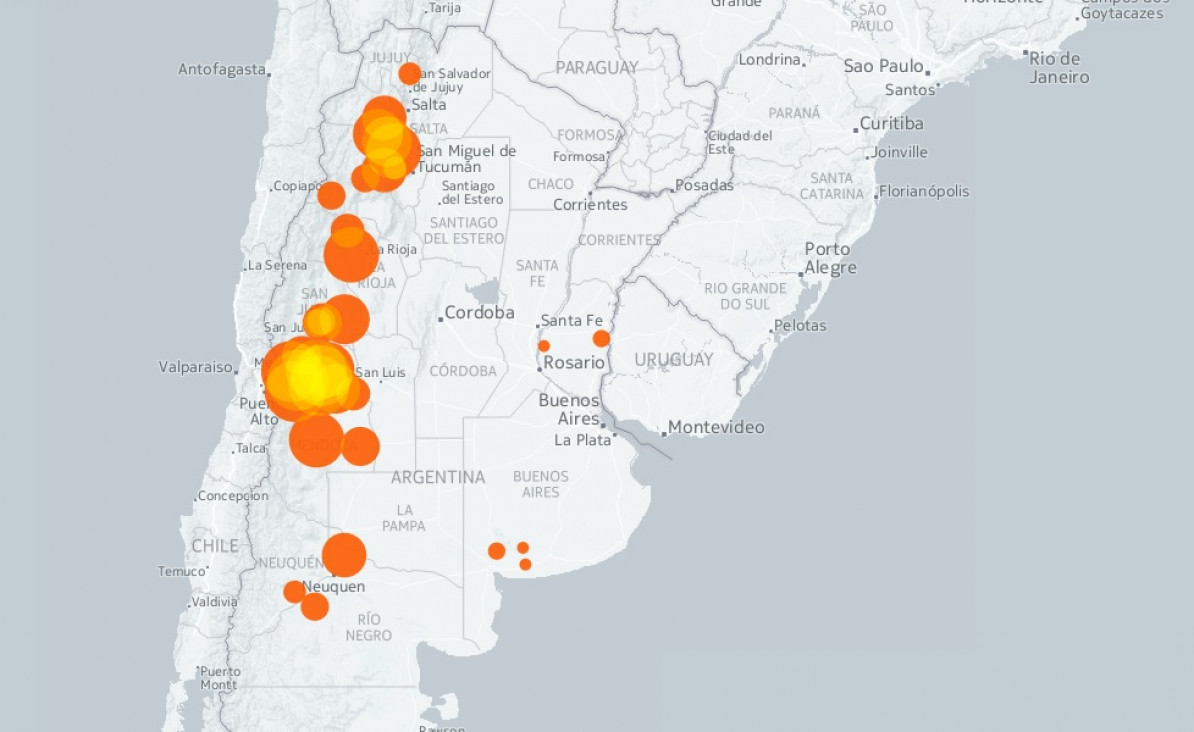 imagen Presentaron un mapa federal que identifica lugares donde se realizan tareas de cuidado