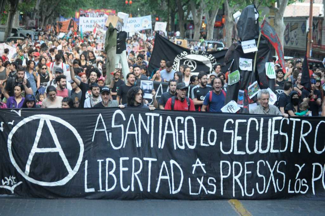 imagen A tres meses de la desaparición de Maldonado, Mendoza volvió a marchar para pedir justicia 