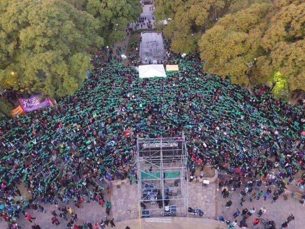 imagen Así vivió el "no" del Senado el sector verde de Mendoza