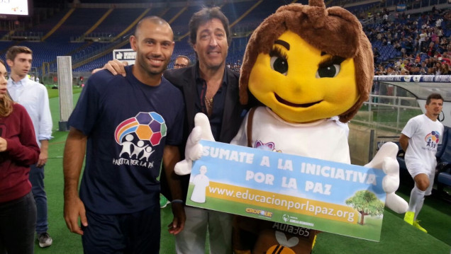 imagen Mascherano se suma al segundo "Partido por la paz" 
