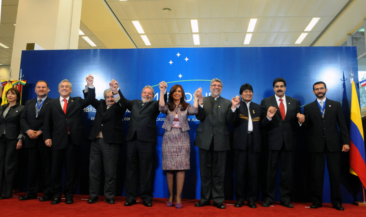 imagen Cristina encabeza la Cumbre de jefes y jefas de Estado del Mercosur