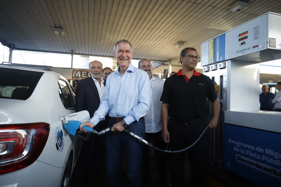 imagen Inauguraron en el país la primera estación de servicio con surtidores de biocombustibles