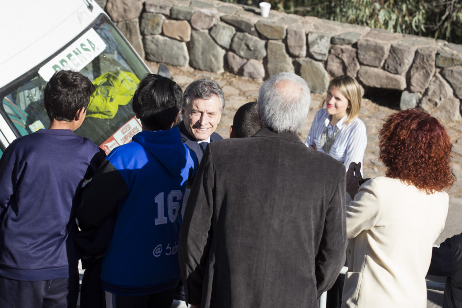 imagen La visita de Macri en fotos