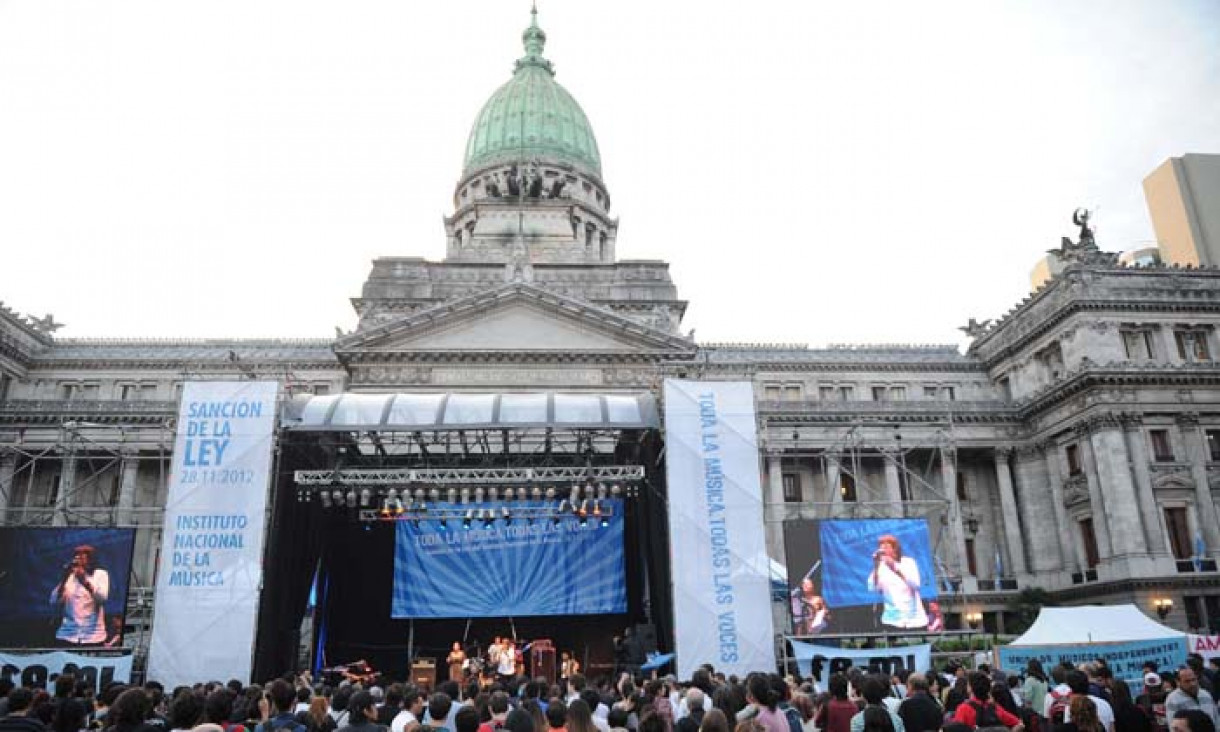 imagen El Senado sancionó la creación del Instituto Nacional de la Música