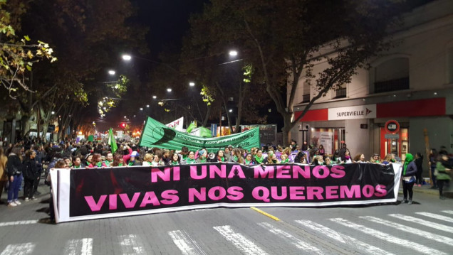 imagen La marcha Ni Una Menos pidió por el aborto legal