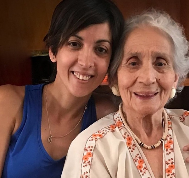 imagen La foto que habla: Ariadna conoció a su abuela
