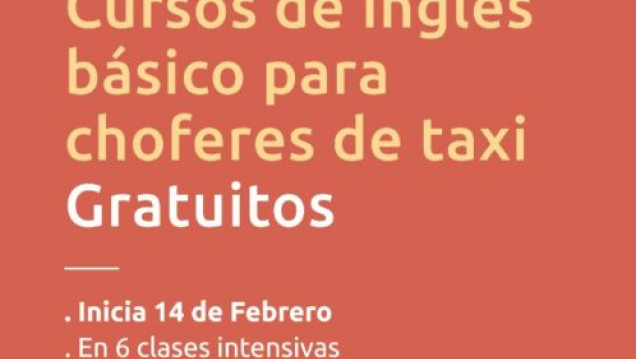 imagen Choferes de taxis aprenderán Inglés para la cumbre del BID