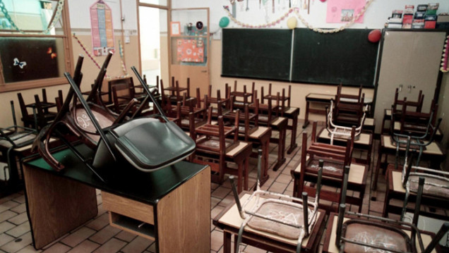 imagen En el primer día de clases el paro docente se hizo sentir