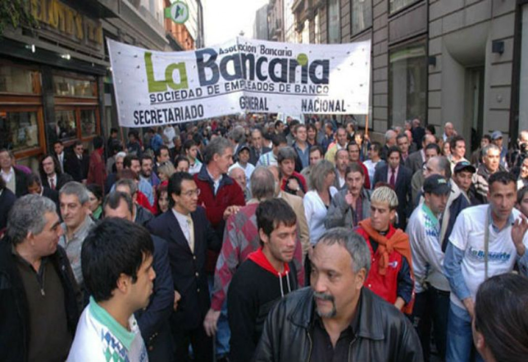 imagen La Bancaria anunció un paro para el 9 de febrero
