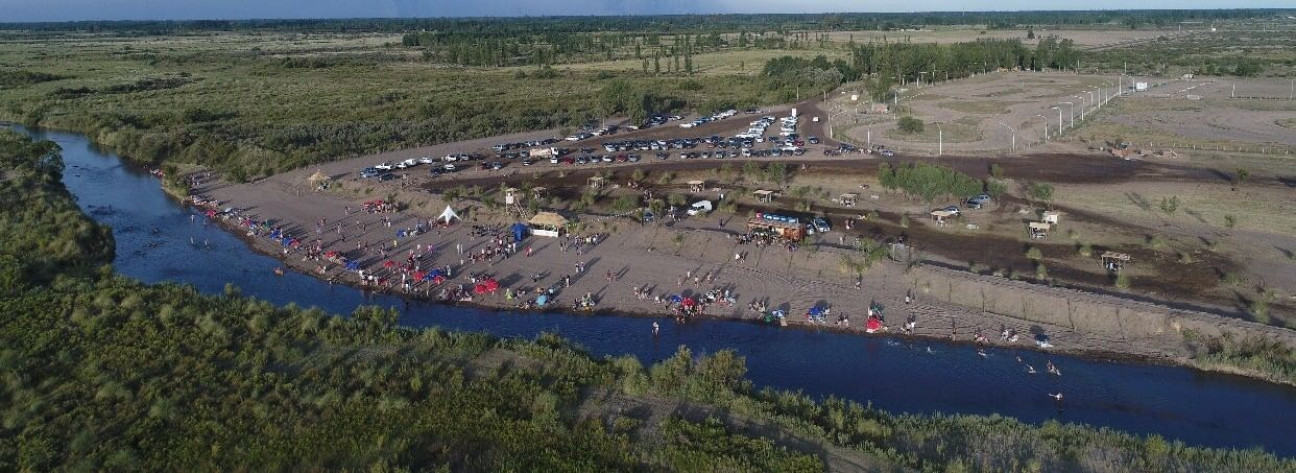imagen Polémica entre Mendoza y La Pampa por una playa sobre el río Atuel