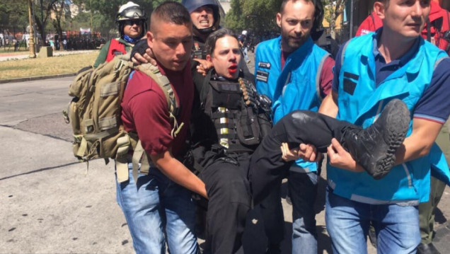 imagen Saldo de los incidentes: 64 heridos y 47 detenidos 