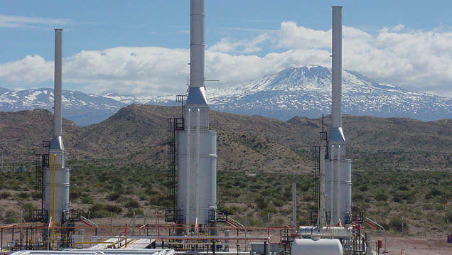 imagen Hubo una fuga de agua de purga petrolera en Malargüe