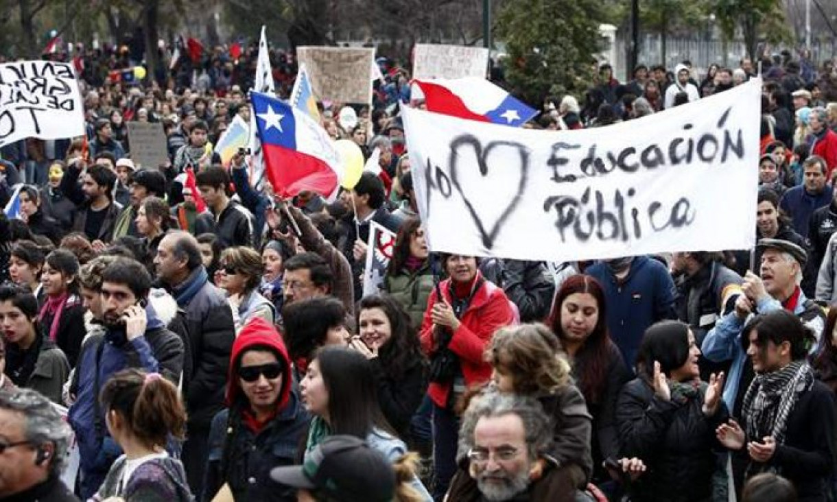 imagen El movimiento estudiantil chileno volvió a copar las calles