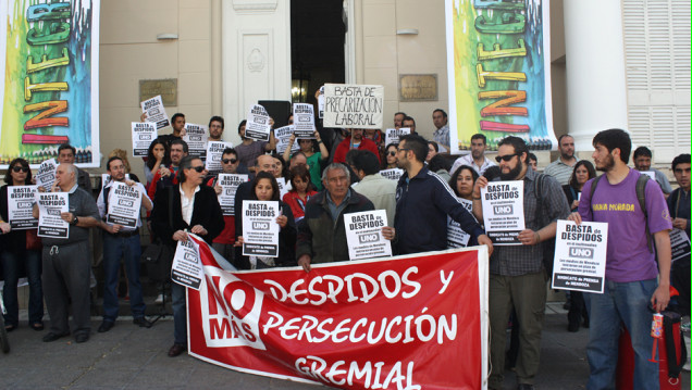imagen Trabajadores de prensa denunciaron despidos y persecución gremial