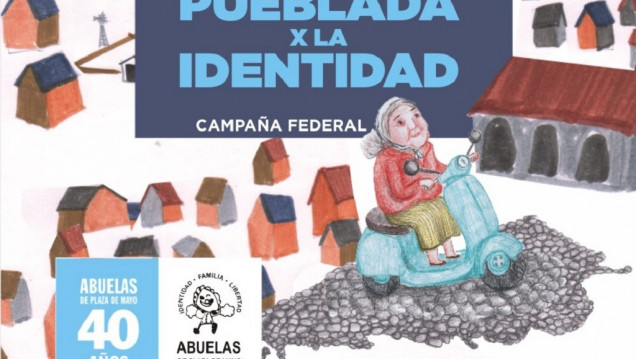 imagen Lanzaron una "Pueblada por la identidad" por los 40 años de Abuelas
