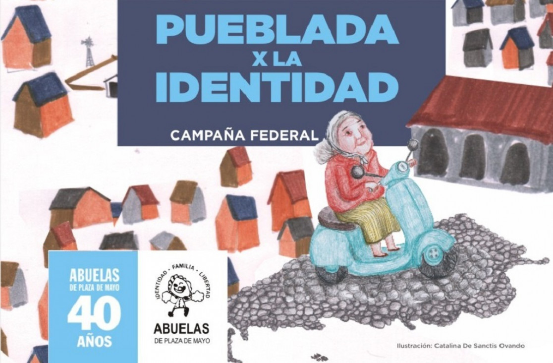 imagen Lanzaron una "Pueblada por la identidad" por los 40 años de Abuelas