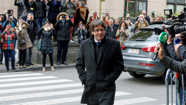 imagen Puigdemont quiere lista única independentista para las elecciones