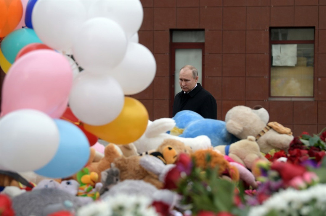imagen La muerte de 41 niños en un incendio en Rusia golpea al mundo