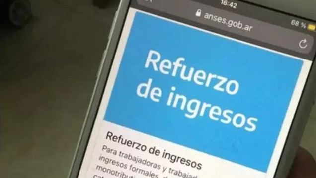 imagen Refuerzo de ingresos: ya podés consultar si te corresponde cobrar el bono