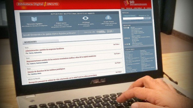 imagen La Biblioteca Digital de la UNCUYO, segunda en un ranking web