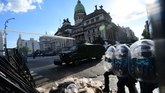 imagen La CIDH advirtió sobre el "uso inadecuado" de la fuerza en las últimas protestas