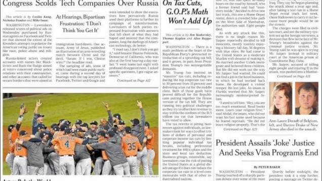 imagen El New York Times llevó en su tapa la tragedia de los rosarinos