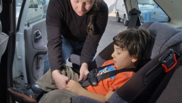 imagen Los niños de hasta 10 años deberán viajar en sillas 
