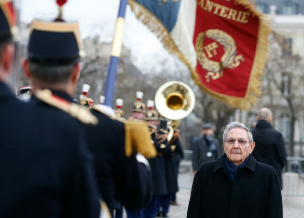 imagen El presidente de Cuba inició su visita de Estado a Francia