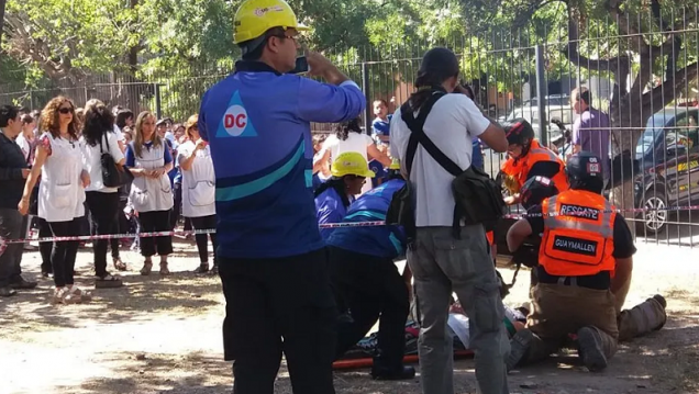 imagen  Cómo es un simulacro por un sismo a gran escala en Mendoza 