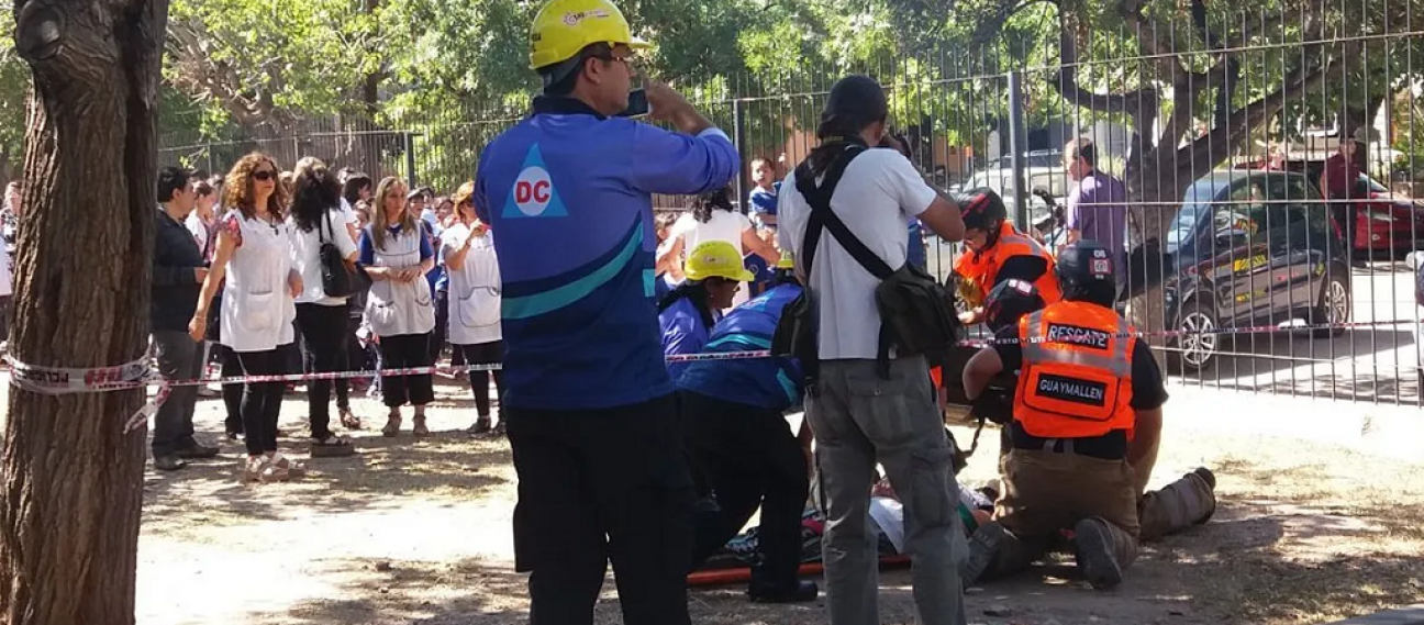 imagen  Cómo es un simulacro por un sismo a gran escala en Mendoza 