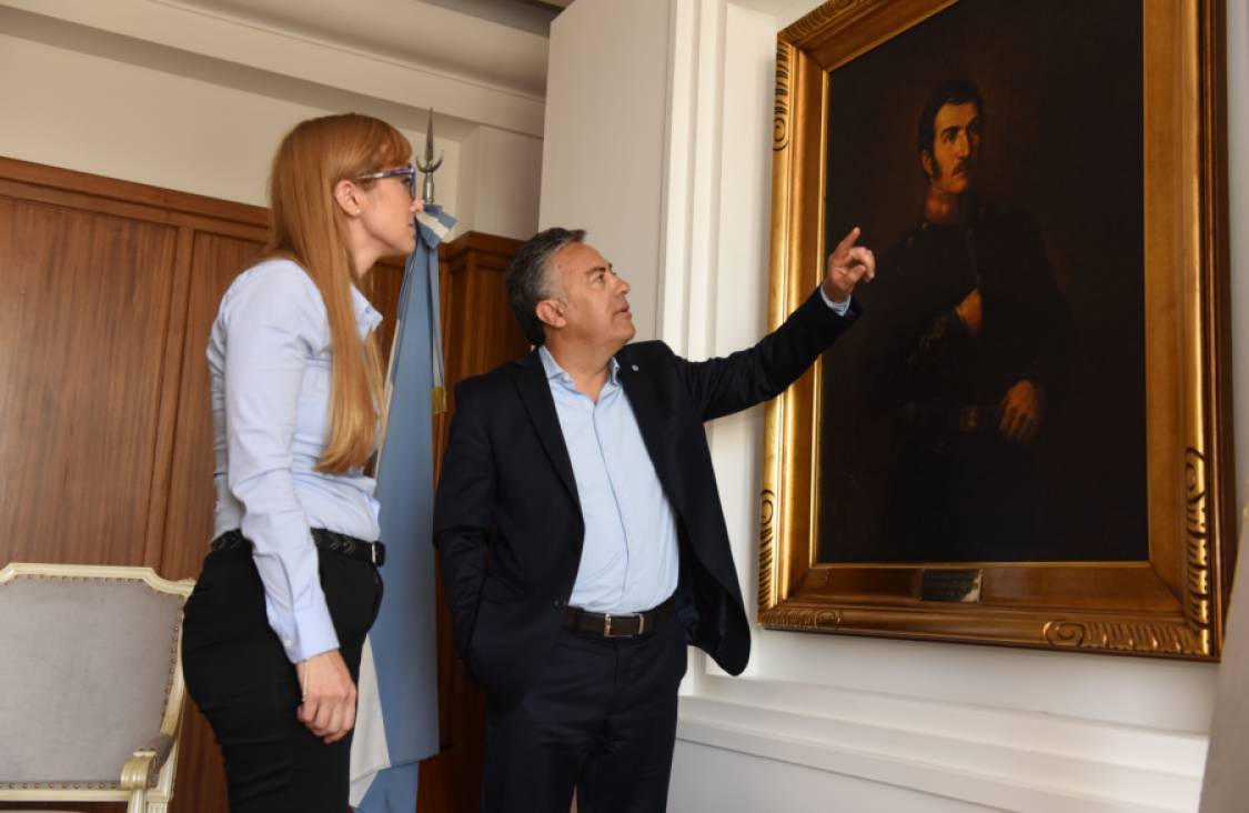 imagen Cornejo se reunió con Fernández Sagasti y la bendijo como nueva referente del PJ